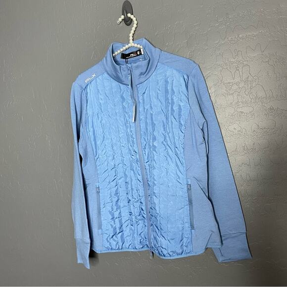 Ralph Lauren Long sleeves Full Zipper Perf Wool Golf Jacket - Picture 5 of 8